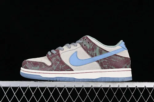 All categories Nk SB Dunk Series Nk SB Dunk Low low-top sneakers K version Crenshaw Skate Club x Nk SB Dunk Low joint model SB low-top sports and leisure sneakers FN4193-100